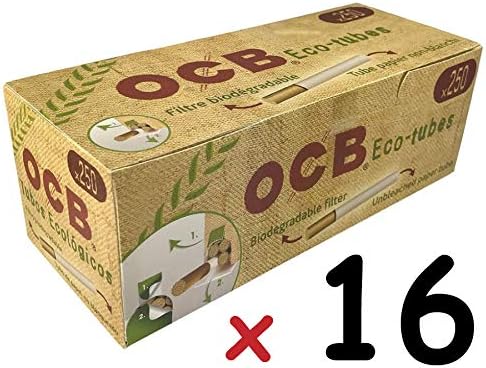 OCB Tube Bio 250 Cigarette x 16 cajas: Amazon.es: Hogar