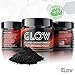 Charcoal Teeth Whitening Powder by Active GLOW - Made in USA - Organic Activated Coconut Charcoal 100% Natural Tooth Whitener Safe for Enamel & Sensitive Teeth Stain remover - Mint Flavor, 2 oz
