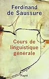 Cours de linguistique générale