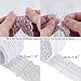 FOGAWA White Lace Ribbon 2 Roll 22 Yards Vintage Lace Fabric Roll Lace Trim Roll for Hair Bridal Headband Floral Burlap Wedding Decorations Mason Jar Crafts Sewing 4.5 cm / 4 cm Width