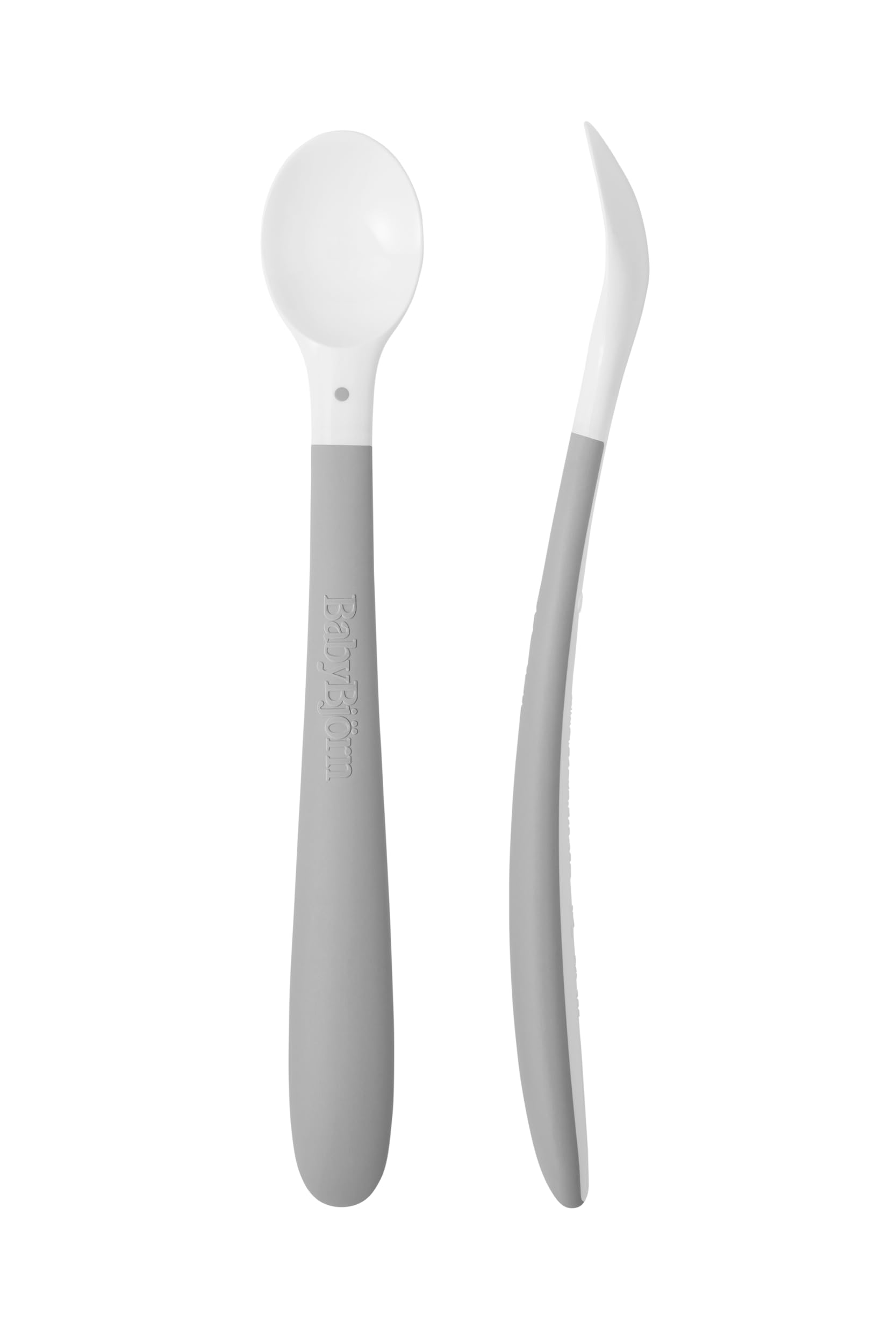BabyBjörn Feeding Spoon, 2-Pack, Grey