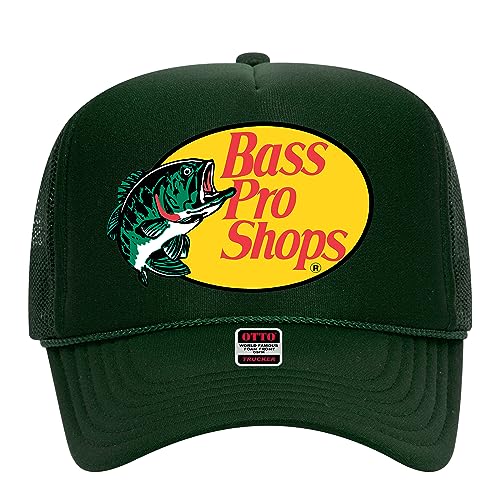 Bass Original Fishing Pro Foam Trucker Hat Vintage Graphic