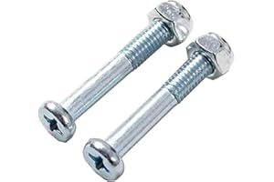 OSTLTTYN Zero Gravity Chair Replacement Screw & Nut for Repair 17" 19" 21" Gravity Chair Fabric, 1.54" Lenth 0.23“ Diameter, 2 Pack