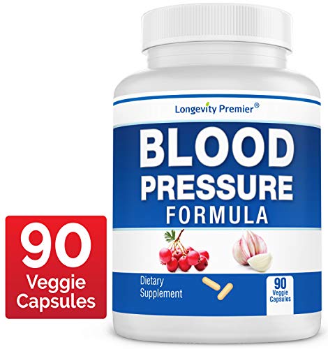 Longevity Blood Pressure Formula [90 Capsules] - Scientifically formulated with Natural Herbs. Best Blood Pressure Supplement (Best Herbs To Lower Blood Pressure)