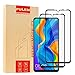 [2-Pack] Pulen for Huawei (P30 Lite) Screen Protector,HD Clear Full Screen Coverage Anti-fingerprints 9H Hardness Tempered Glass for Huawei P30 Lite,Lifetime Replacement (Black)