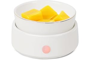 BOBOLYN Wax Melt Warmer Candle Burner - Electric 3-in-1 Essential Oil Burner Ceramic Fragrance Candle Wax Burner for Scented Wax Tarts Candle Jars Essential Oils Home Office Bedroom Gift Decor