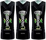 Axe Shower Gel, Kilo, 16 Fluid Ounce (Pack of 3)