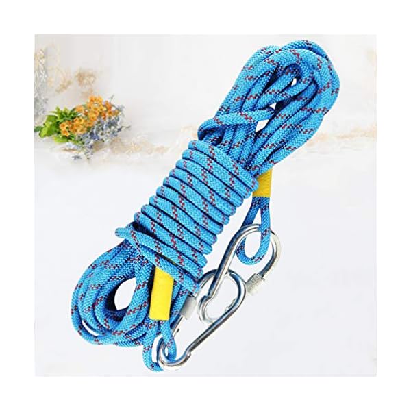 BESPORTBLE Verdickung Kletterseil Verschleißfestigkeit Kletterseil Höhenkletterseil Sicherheitsgurtschnur Outdoor Nylon… – Bild 6