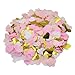 Mybbshower Pink Gold Tissue Paper Heart Confetti for Wedding Reception Baby Bridal Shower Table Scatter 1 Inch 8000 Plus