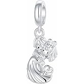 gymolo Charm 925 Sterling Silver Bead Charm for Pandora Bracelets and Necklaces for Woman Dangle Pendant Bead,Jewelry Gifts
