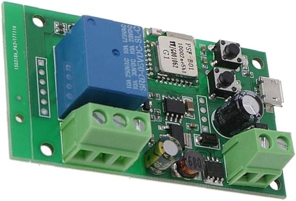IUwnHceE Interruptor WiFi a 12V de Marcha Lenta autoblocante Mdulo de rel Remoto del Temporizador de Control para el Producto Que Smart Home Automation prctica del Padre
