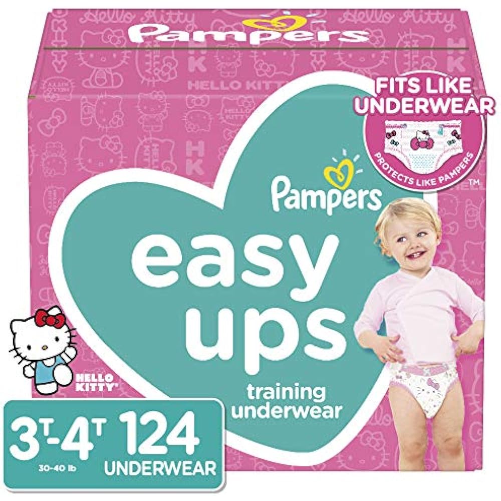 Easy Disposable Diapers Ups Pull On Potty Training Underwear For Girls