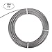 DasMarine Stainless Aircraft Steel Wire Rope Cable for Railing,Decking, DIY Balustrade, 1/8Inch,7x7 (1/8Inch, 7x7, 164FT)
