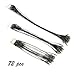 Rose Kuli Fish Wire Leaders 75pcs Steel Swivels and Snaps Saltwater Fishing Line Kit 30 LBS Test Soft Plastic Coated Wires