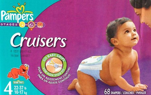 Pampers diaper cruisers size 4 (037000198413)