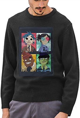 Kapok Decorate Humanz - Gorillaz Sweater Warmth Cute For Mens Medium