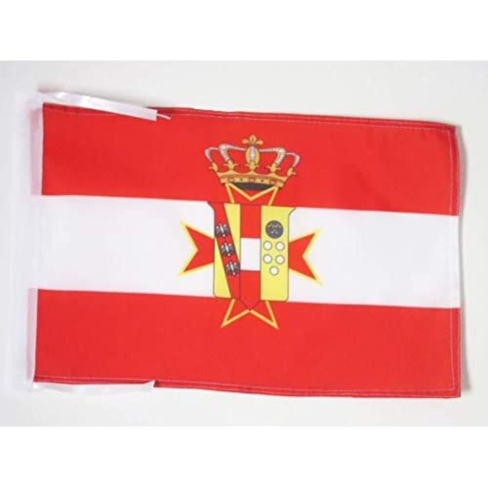 AZ FLAG - Grand Duchy of Tuscany 1569-1859 Flag - 18'' x 12'' - 100% Polyester Granducato di Toscana Small Banner with Two Cords - Fade Resistant - Vivid Colors - 18x12 in - 45x30 Cm
