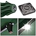9' Outdoor Patio Aluminium Umbrella 32 Solar Powered LED Crank Tilt UV30+ 180g Cover Top Beach Deck (Green) by Yescom