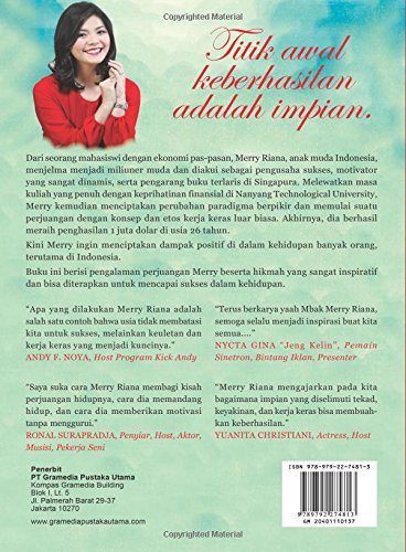 Mimpi Sejuta Dolar Indonesian Edition Riana Merry 9789792274813 Amazon Com Books Mimpi Sejuta Dolar Indonesian Edition Riana Merry 9789792274813 Amazon Com Books