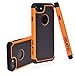 Pelotek; iPhone 7/8 Plus Orange case - Hybrid Shockproof [Orange/Black] Case - with Unique Triple Layer Ultra Slim Fit Design Plus Drop Protection Features Amazing Cover (Box Orange i7/i8 Plus)