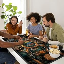 for MTG Playmat with Stitched Edges, 24 x 14 inches