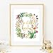 Eleville 8X10 Be still and know Real Gold Foil and Floral Watercolor Art Print (Unframed) Bible verse art Nursery decor wall art Scripture art Home Motivational Birthday Wedding Holiday Gift WG082