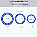 LYNK Pleasure Products Loop Cock Rings - Medical Grade Silicone Penis Enhancer Set for Men - Last Longer & Get Harder Erections - Supports ED - Set of 3 Small Medium Large - Blue