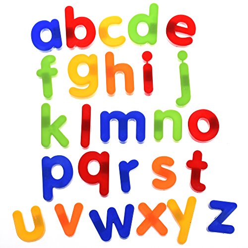 BCP set of 26 pcs Plastic Magnetic Lowercase Letters Alphabet for Kids Learning