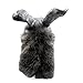 Meelanz Halloween Rabbit MASK Latex Overhead With Fur Halloween Prop, One Size