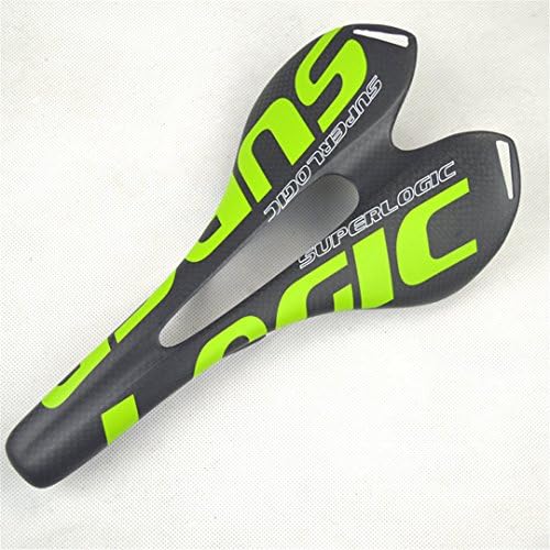 Carbon Seat Saddle Bicycle Road Bicycle Saddle Bicycle Seat Cushion Accessories green sup