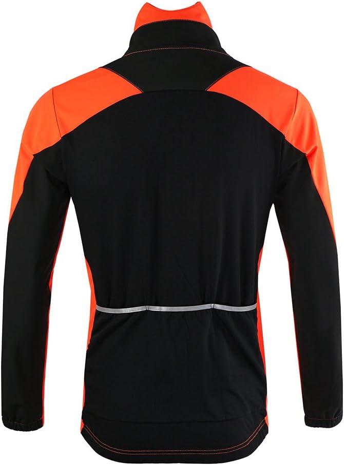 Lixada Men's Cycling Jersey Suit Winter Thermal Breathable Comfortable Long Sleeve Jacket with Padded Cushion Pants Trousers: Clothing