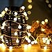 B-right Led Globe String Lights Indoor 50 LEDs Globe Fairy String Lights Battery Operated, Decorative Ball String Lights for Bedroom/Dorm Room（Warm White）