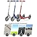 Ancheer Adult Teen Kick Scooter Portable Foldable Height-Adjustable | Ultra-Lightweight Easy Fold-n-Carry Design 2 Big Wheels City Urban Commuter Scooter for Kids Age 13 Up | 200 lbs Weight Capacity