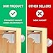 Child Safety Magnetic Cabinet Locks - Invisible Baby Proof Latch Set 8 Locks & 2 Keys Heavy Duty Locking System for Proofing Cabinets Drawers Doors Kitchen with 3M Adhesive (Tools are not required)