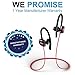 Bluetooth Headphones, Veidoo Wireless Sports In-Ear Headphones, Built-in Mic HD Stereo Noise Cancelling IPX5 Waterproof Earphones Sweatproof Earbuds for Gym Running Workout