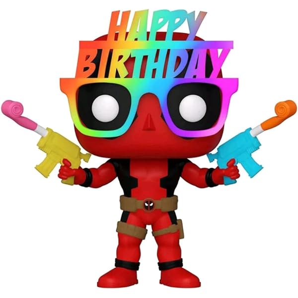 Amazon Com Pop Marvel Deadpool 30th Deadpool In Cake Multicolor Standard Funko Toys Games