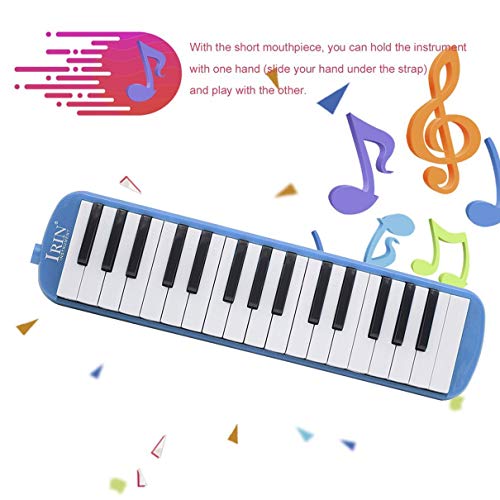 IRIN 32 Keys Melodica Children Students Musical Instrument Harmonica Blowpipe Mouth Organ Portable Harmonica Pianica