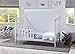 Delta Children Bennington Elite Sleigh 4-in-1 Convertible Crib, Bianca White