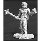 Reaper Female Dark Elf Cleric 02524 Miniatures