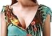 Wantdo Women's Printed Paris Bohemian Summer Maxi Dress Plus size,Medium/Tag M,Blue