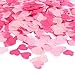 Whaline Valentine's Day 1 Inch Heart Paper Confetti Tissue Confetti 6000 Pieces confetti Party Table Decorations for Balloon, Wedding, Holiday, Birthday