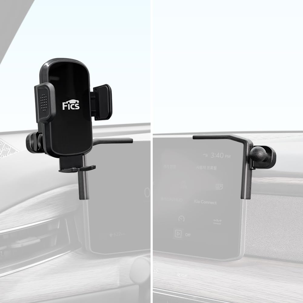 Photo 1 of FICS Side Monitor Phone Holder for KIA EV9 – Custom-Fit Left & Right Mount for Seamless Display Integration, Interior Accessories for Navigation Use, Stable Driving View