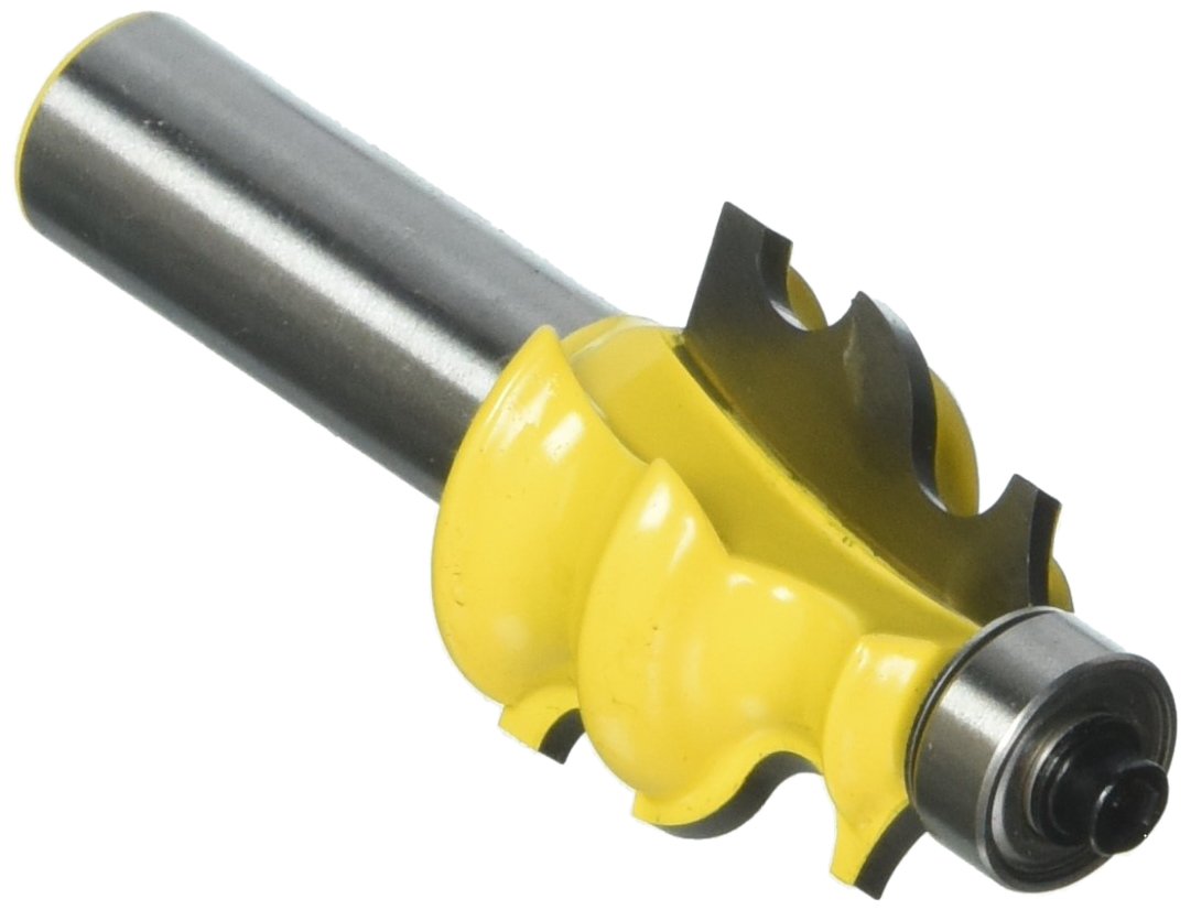 Yonico 16139 - Architectural Molding Router Bit, Cutting Height: 1", Cutting Depth: 5/16" - 1/2" Shank