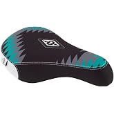 Alienation Saddle an Mx Pivotal Thunderbird Turq | Alienation Thunderbird BMX Pivotal Saddle - Microfiber, Turquoise