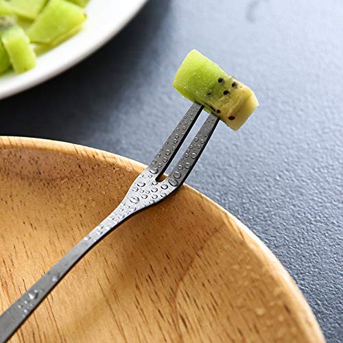 CINY 20 stuks Dessertvorken, Roestvrijstalen Fruitvork, Salade, Voorgerecht, Cake Kleine Vork Set, Cocktailvorken… - Image 6