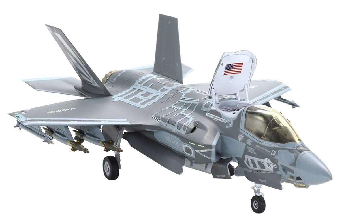 Italeri 510001425 1:72 F-35B Lightning II V/STOL Version, -Standing Model Building, Crafts, Hobbies, Gluing, Plastic kit, Detailed, Unvarnished