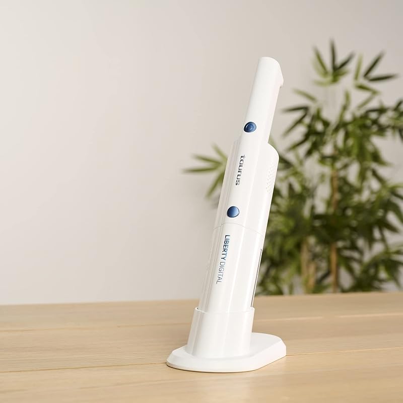 Liberty Digital Handstaubsauger, digitaler Motor, 120 W, 11,1 V, Saugleistung 14 Kpa, Lithium-Akkus, 15 min Laufzeit, Schnellladung 3 Stunden, sehr leicht und kompakt, Zubehör inklusive