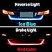 Botepon 48'' Universal 5 Functions Car LED Tail Strip Light, Tailgate Rear Lights Bar Strip 12V for Running Light, Turn Signal Light, Brake Light, Reverse Light, Double Flash Light