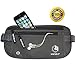 RFID Blocking Money Belt Travel Wallet and Neck Pouch Passport Holder Twin Pack to keep your Cash Safe when Traveling Safety Stash Collection (Gray Neck Pouch + Gray Money Belt)