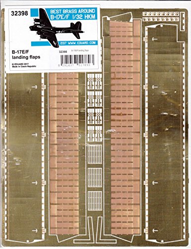 EDU32398 1:32 Eduard PE - B-17E B-17F Flying Fortress Landing Flaps (for use with the HK Models kit) MODEL KIT ACCESSORY